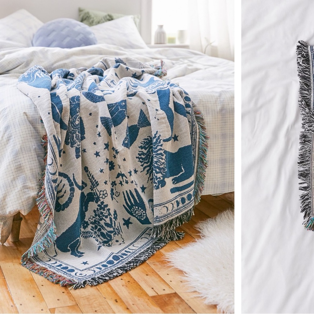 ๐น {PRICE FIRM} UO Zodiac Woven Throw Blanket/Tapestry - Picture 2 of 12